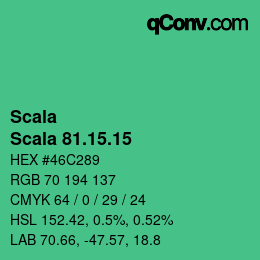 颜色代码: Scala - Scala 81.15.15 | qconv.com