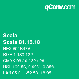 颜色代码: Scala - Scala 81.15.18 | qconv.com