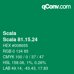 颜色代码: Scala - Scala 81.15.24 | qconv.com