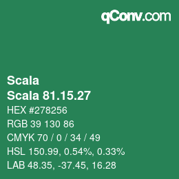颜色代码: Scala - Scala 81.15.27 | qconv.com