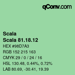 颜色代码: Scala - Scala 81.18.12 | qconv.com