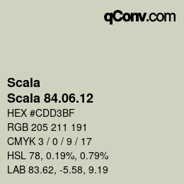 颜色代码: Scala - Scala 84.06.12 | qconv.com
