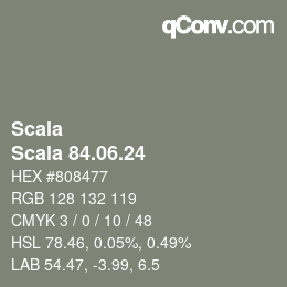 颜色代码: Scala - Scala 84.06.24 | qconv.com