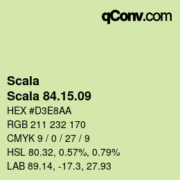 颜色代码: Scala - Scala 84.15.09 | qconv.com