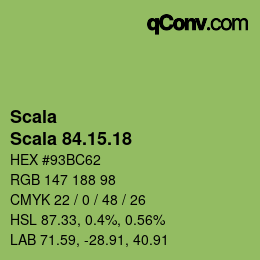 Color code: Scala - Scala 84.15.18 | qconv.com