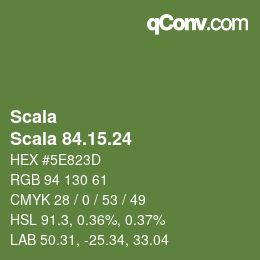颜色代码: Scala - Scala 84.15.24 | qconv.com