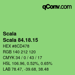 颜色代码: Scala - Scala 84.18.15 | qconv.com