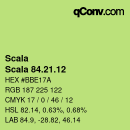 颜色代码: Scala - Scala 84.21.12 | qconv.com