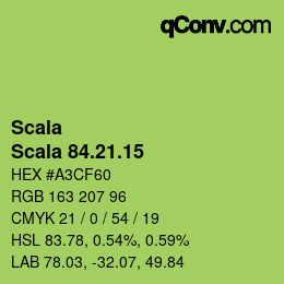 颜色代码: Scala - Scala 84.21.15 | qconv.com