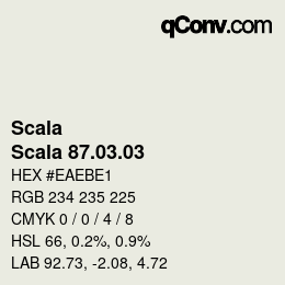 Farbcode: Scala - Scala 87.03.03 | qconv.com