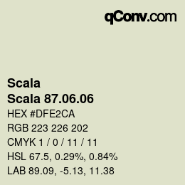 颜色代码: Scala - Scala 87.06.06 | qconv.com