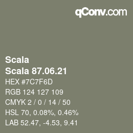 Color code: Scala - Scala 87.06.21 | qconv.com