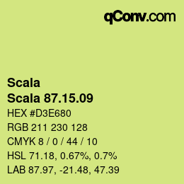 颜色代码: Scala - Scala 87.15.09 | qconv.com