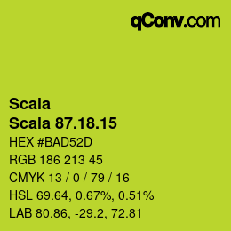 颜色代码: Scala - Scala 87.18.15 | qconv.com