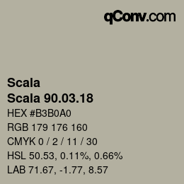 Código de color: Scala - Scala 90.03.18 | qconv.com