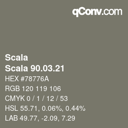 颜色代码: Scala - Scala 90.03.21 | qconv.com