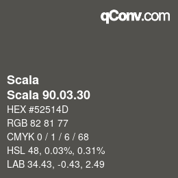 颜色代码: Scala - Scala 90.03.30 | qconv.com