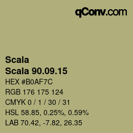 颜色代码: Scala - Scala 90.09.15 | qconv.com