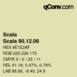 颜色代码: Scala - Scala 90.12.06 | qconv.com
