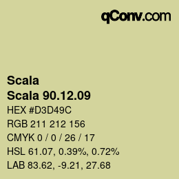 颜色代码: Scala - Scala 90.12.09 | qconv.com