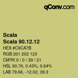 Código de color: Scala - Scala 90.12.12 | qconv.com
