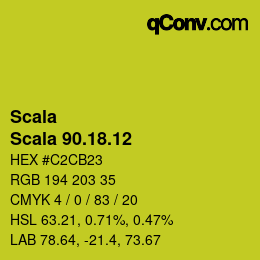 颜色代码: Scala - Scala 90.18.12 | qconv.com
