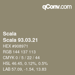 Color code: Scala - Scala 93.03.21 | qconv.com