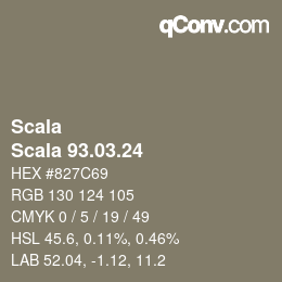 颜色代码: Scala - Scala 93.03.24 | qconv.com