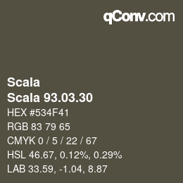 颜色代码: Scala - Scala 93.03.30 | qconv.com