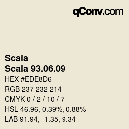 颜色代码: Scala - Scala 93.06.09 | qconv.com