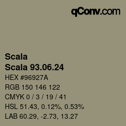 颜色代码: Scala - Scala 93.06.24 | qconv.com