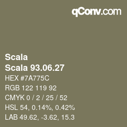 颜色代码: Scala - Scala 93.06.27 | qconv.com