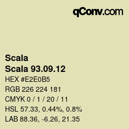 颜色代码: Scala - Scala 93.09.12 | qconv.com