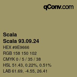 カラーコード: Scala - Scala 93.09.24 | qconv.com