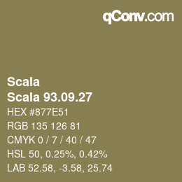 颜色代码: Scala - Scala 93.09.27 | qconv.com