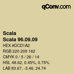 カラーコード: Scala - Scala 96.09.09 | qconv.com