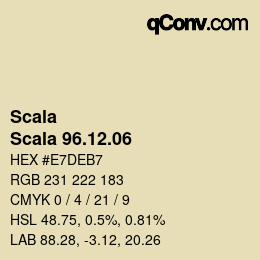 颜色代码: Scala - Scala 96.12.06 | qconv.com