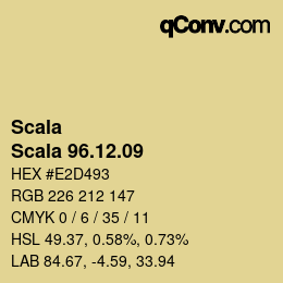 颜色代码: Scala - Scala 96.12.09 | qconv.com