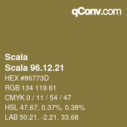 Color code: Scala - Scala 96.12.21 | qconv.com