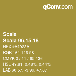 颜色代码: Scala - Scala 96.15.18 | qconv.com