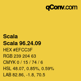 颜色代码: Scala - Scala 96.24.09 | qconv.com