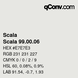カラーコード: Scala - Scala 99.00.06 | qconv.com