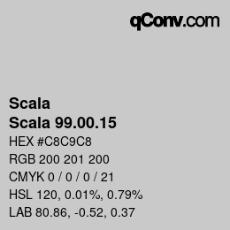 カラーコード: Scala - Scala 99.00.15 | qconv.com