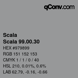 颜色代码: Scala - Scala 99.00.30 | qconv.com