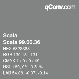 Color code: Scala - Scala 99.00.36 | qconv.com