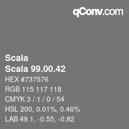 颜色代码: Scala - Scala 99.00.42 | qconv.com