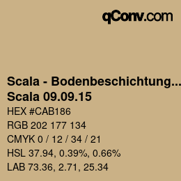 カラーコード: Scala - Bodenbeschichtungen - Scala 09.09.15 | qconv.com