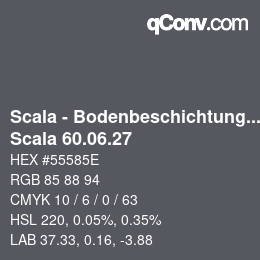 カラーコード: Scala - Bodenbeschichtungen - Scala 60.06.27 | qconv.com