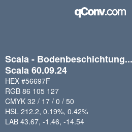 カラーコード: Scala - Bodenbeschichtungen - Scala 60.09.24 | qconv.com