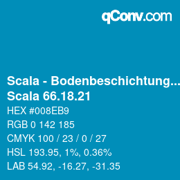 カラーコード: Scala - Bodenbeschichtungen - Scala 66.18.21 | qconv.com